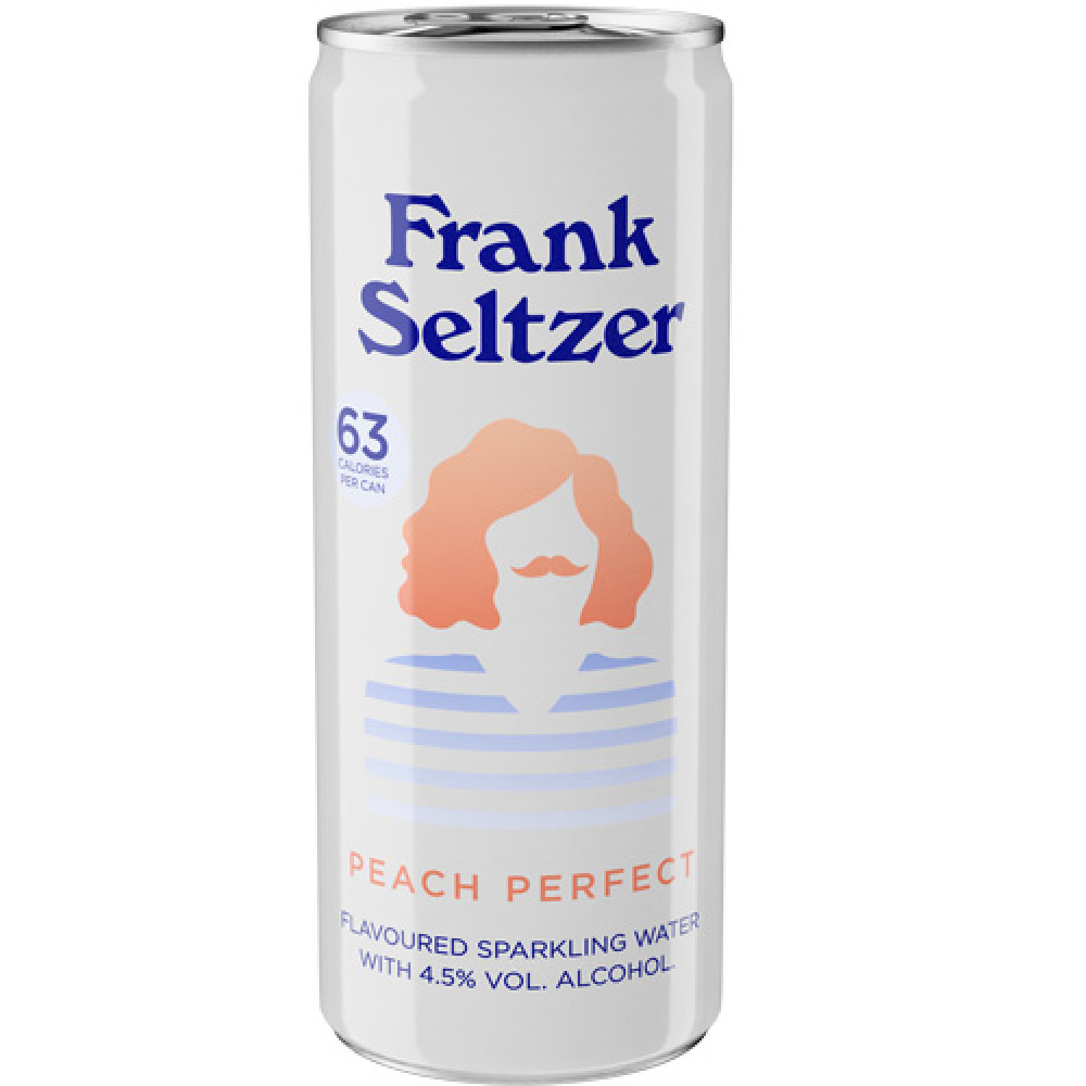 FRANK SELTZER PEACH (blik) 12 x 25cl FRANK SELTZER PEACH (blik) 12 x 25cl