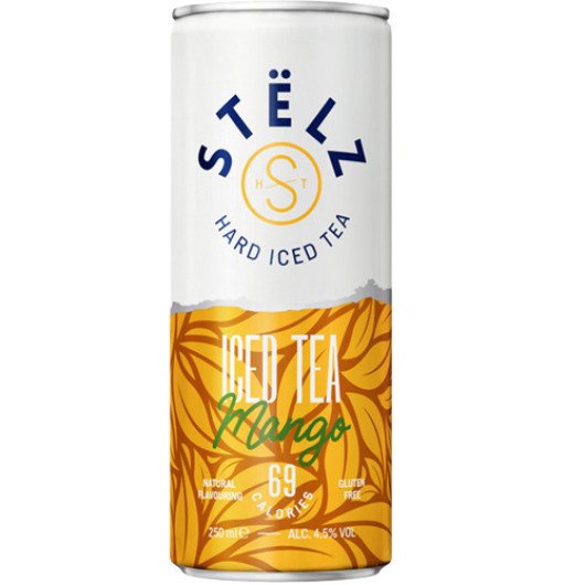 STELZ ICED TEA MANGO (blik) 12 x 25cl