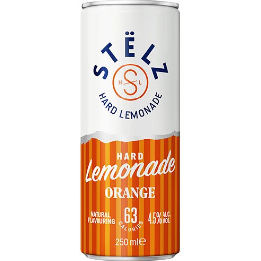Stëlz Hard Lemonade Orange (blik) 12 x 25cl